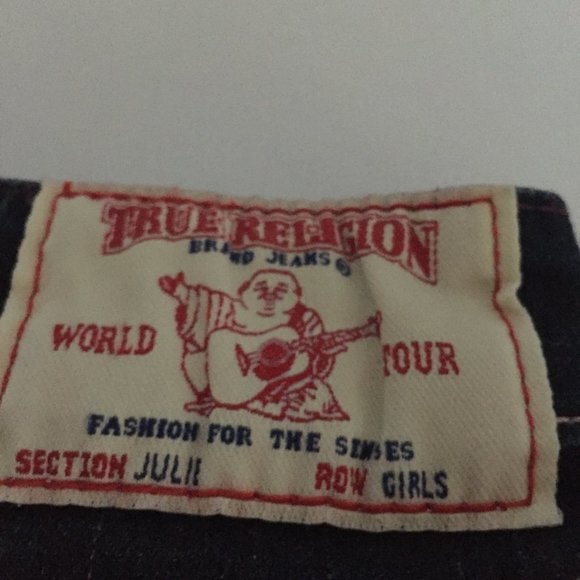 True Religion Girl's Julie Super T Jeans Size 7 - Picture 3 of 4
